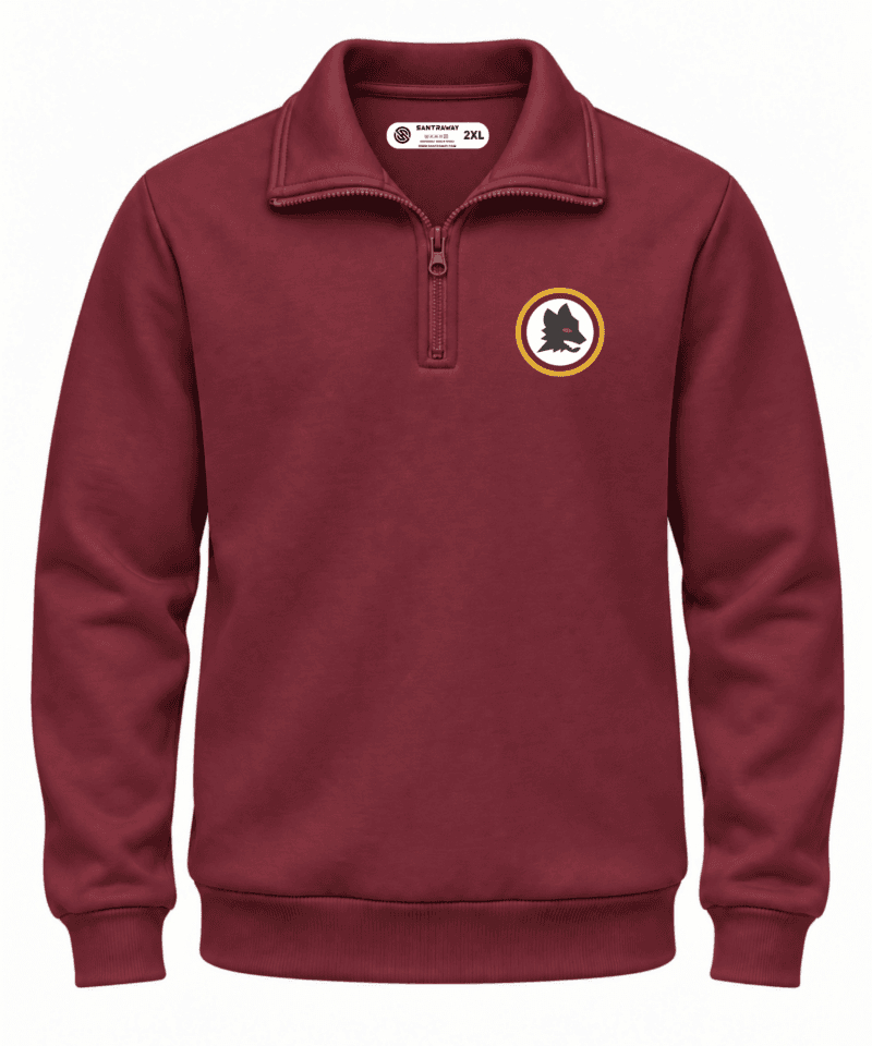 As Roma Yarım Fermuarlı Sweatshirt