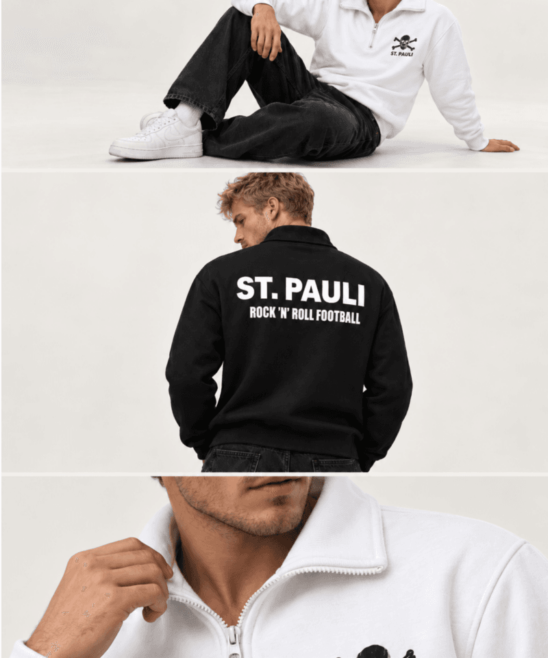 Alternative view of St. Pauli Rock ‘N Roll Yarım Fermuarlı Sweatshirt