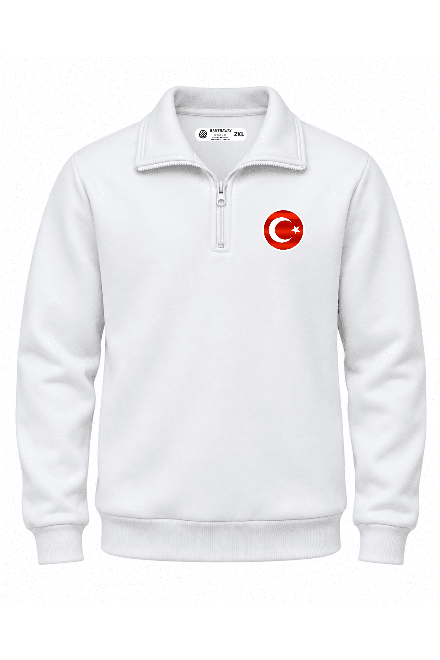Türkiye Yarım Fermuarlı Sweatshirt 1 Türkiye Yarım Fermuarlı Sweatshirt