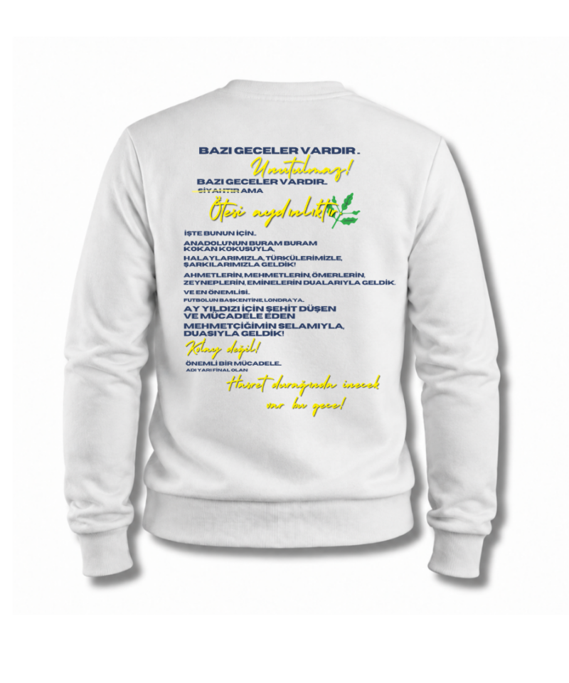Şampiyonlar Ligi Kadiköy Hatıra Sweatshirt