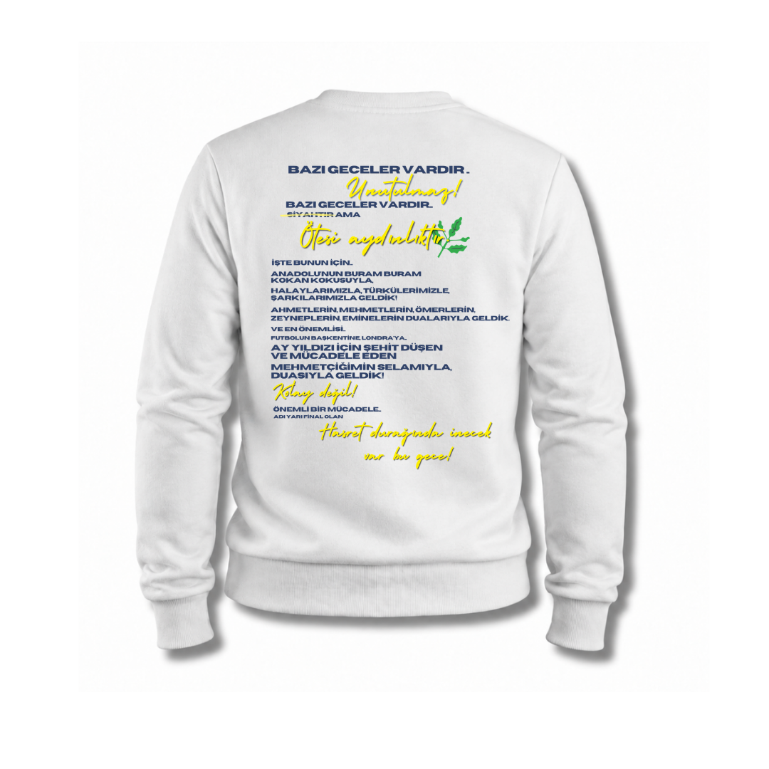 Şampiyonlar Ligi Kadiköy Hatıra Sweatshirt 1 Şampiyonlar Ligi Kadiköy Hatıra Sweatshirt