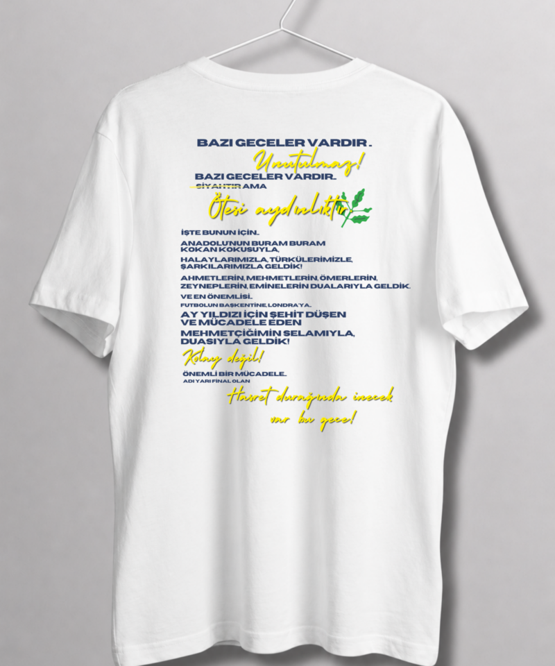 Şampiyonlar Ligi Kadiköy Hatıra Tshirt