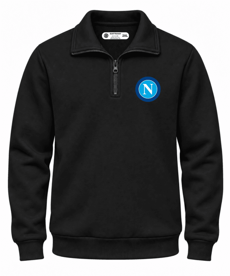 Napoli Yarım Fermuarlı Sweatshirt